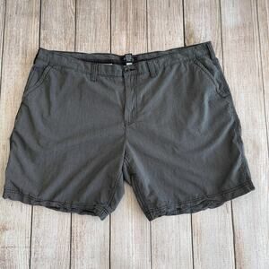 Apt. 9 Men’s Chino Shorts Size 48 Gray Cotton Flat Front Casual Big & Tall